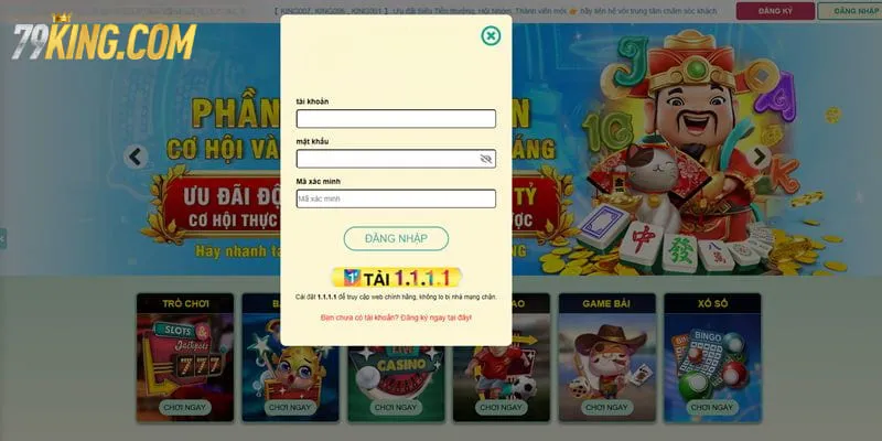 Giao diện trang 79king thiết kế đẹp mắt và dễ sử dụng